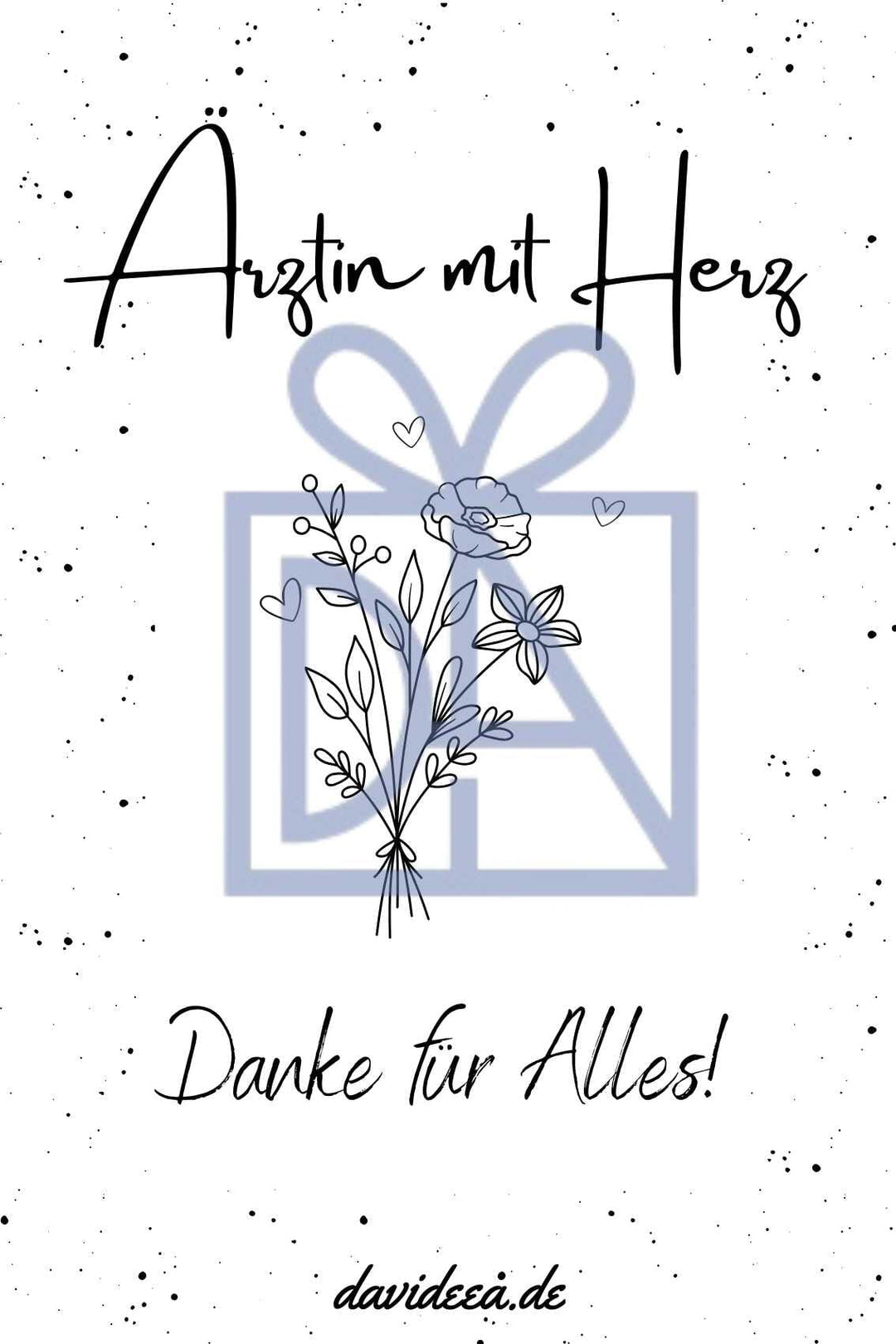 Ärztin mit Herz Etikett Davideea