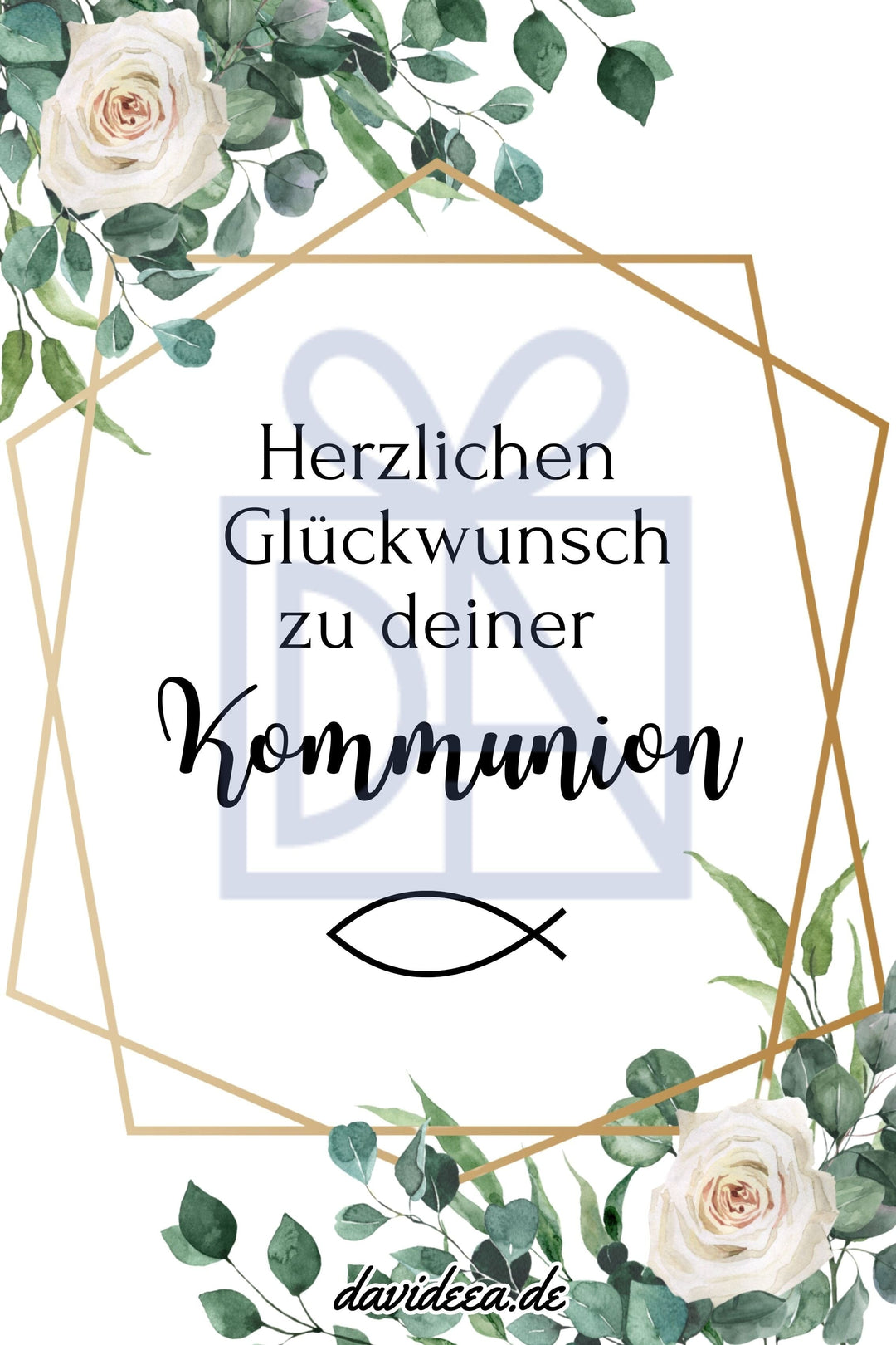Herzlichen Glückwunsch zu deiner Kommunion Etikett Davideea