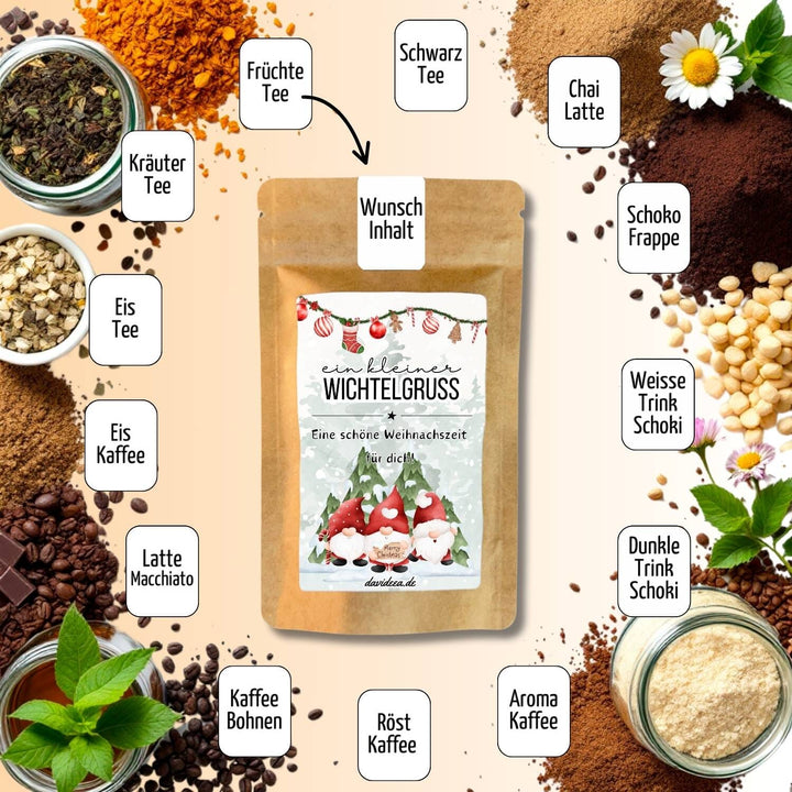 kleiner Wichtelgruss (3 Wichtel) Tütchen Mein Shop