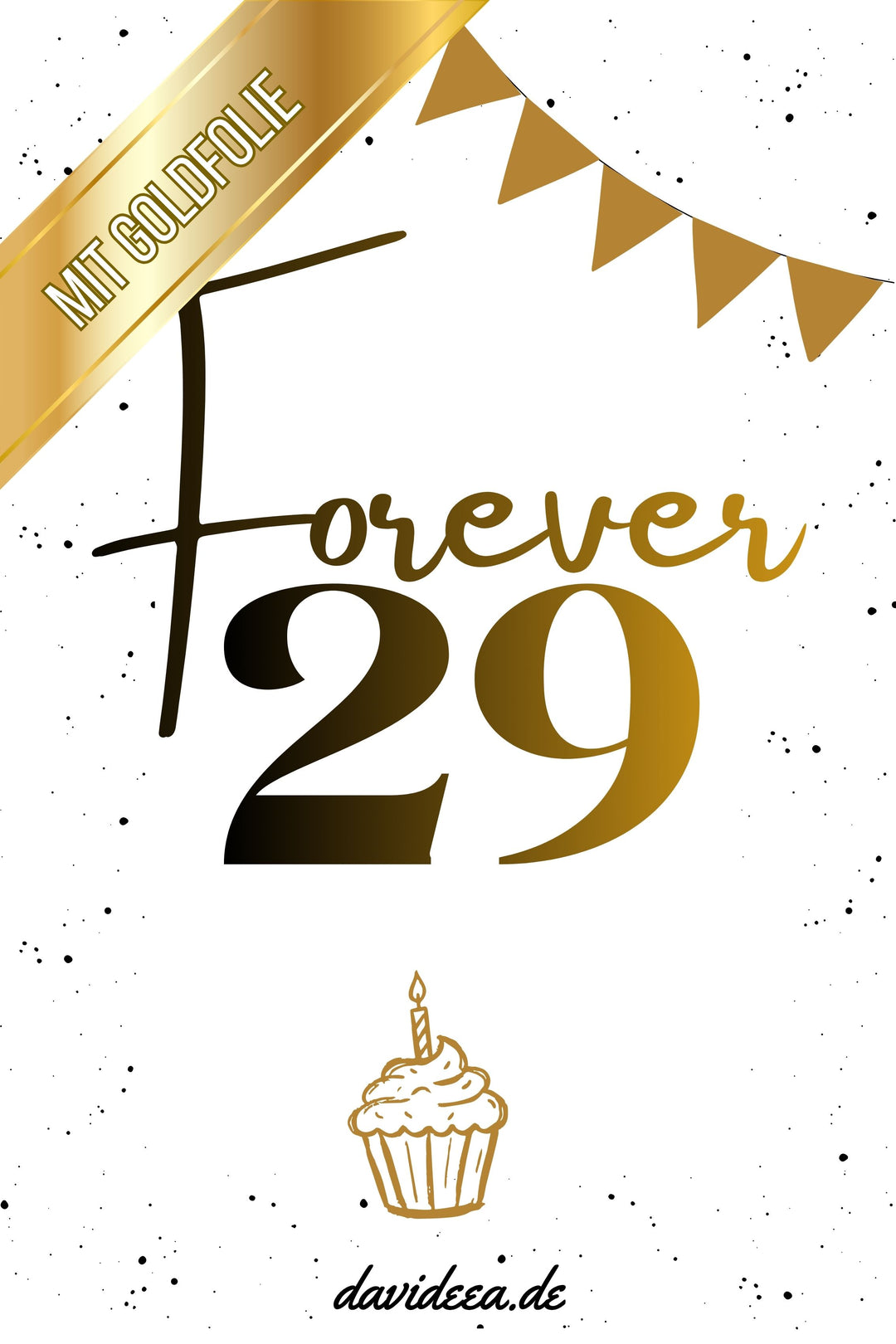 Forever 29 (Gold) (5er Set)