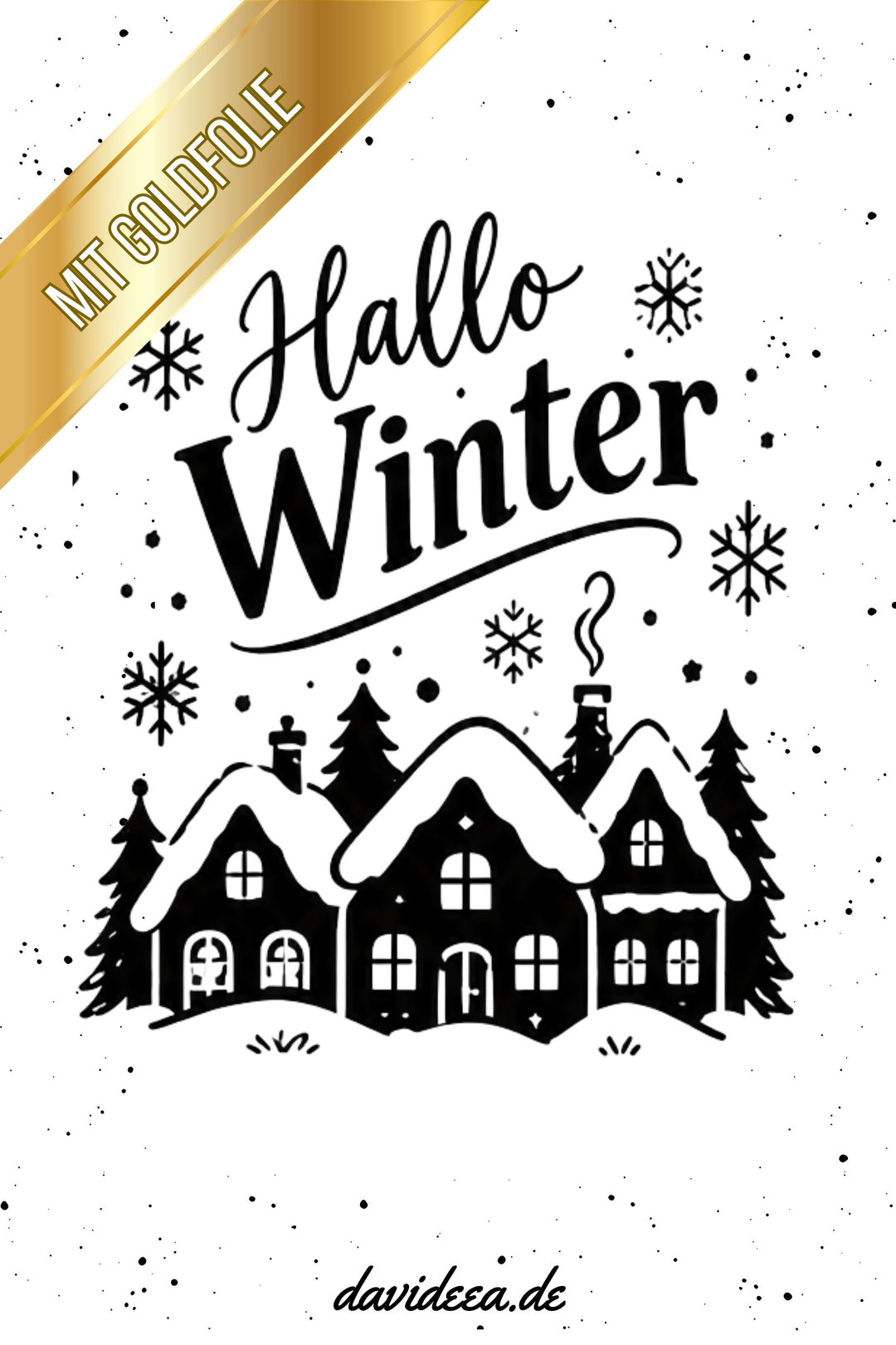 Hallo Winter (Gold) (5er Set)