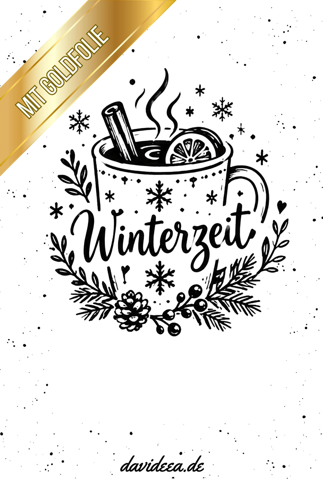 Winterzeit (Gold) (5er Set)