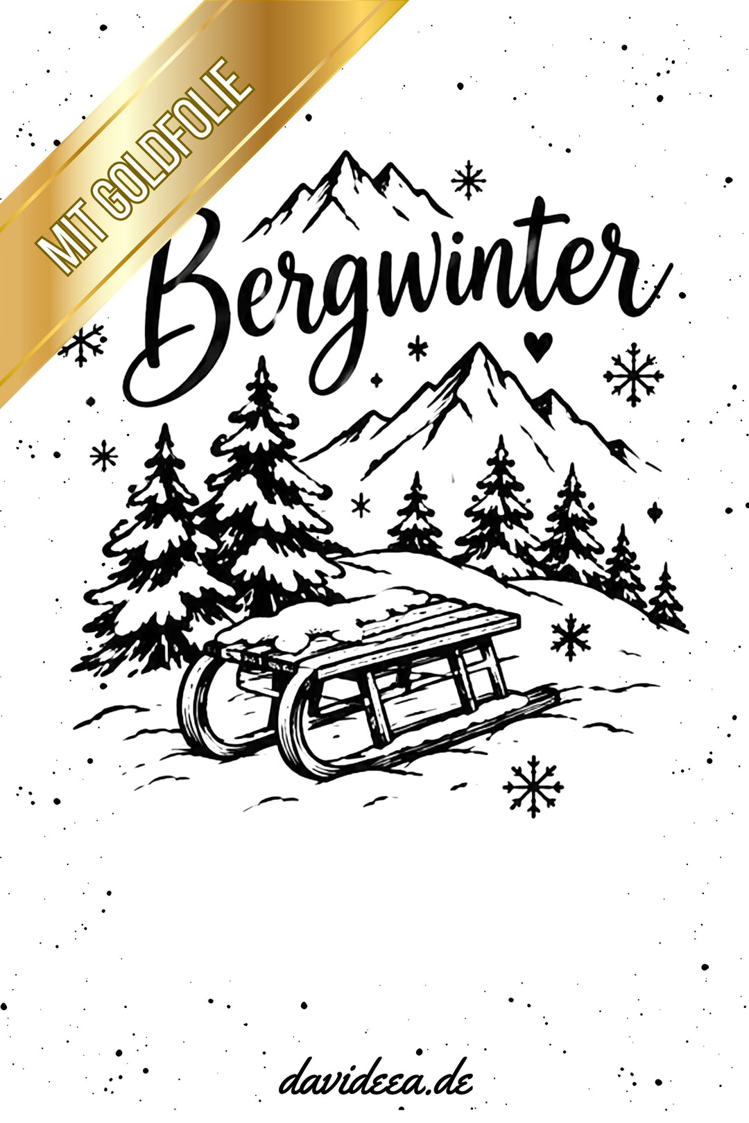Bergwinter (Gold) (5er Set)