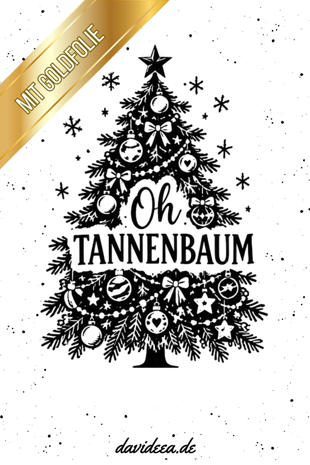 Oh Tannenbaum (Gold) (5er Set)