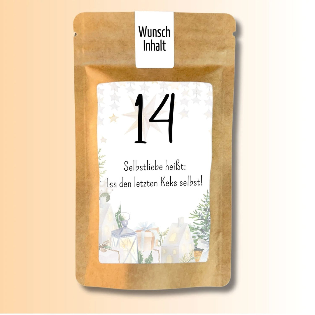 Adventskalender Version Sprüche Tütchen Nr. 14