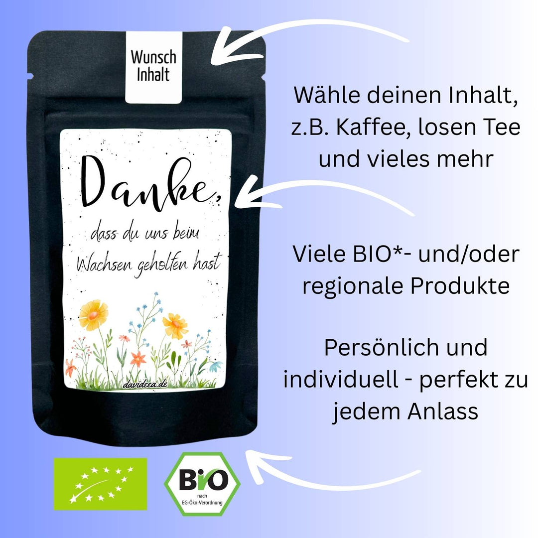Danke, dass du UNS beim Wachsen geholfen hast (bunt)