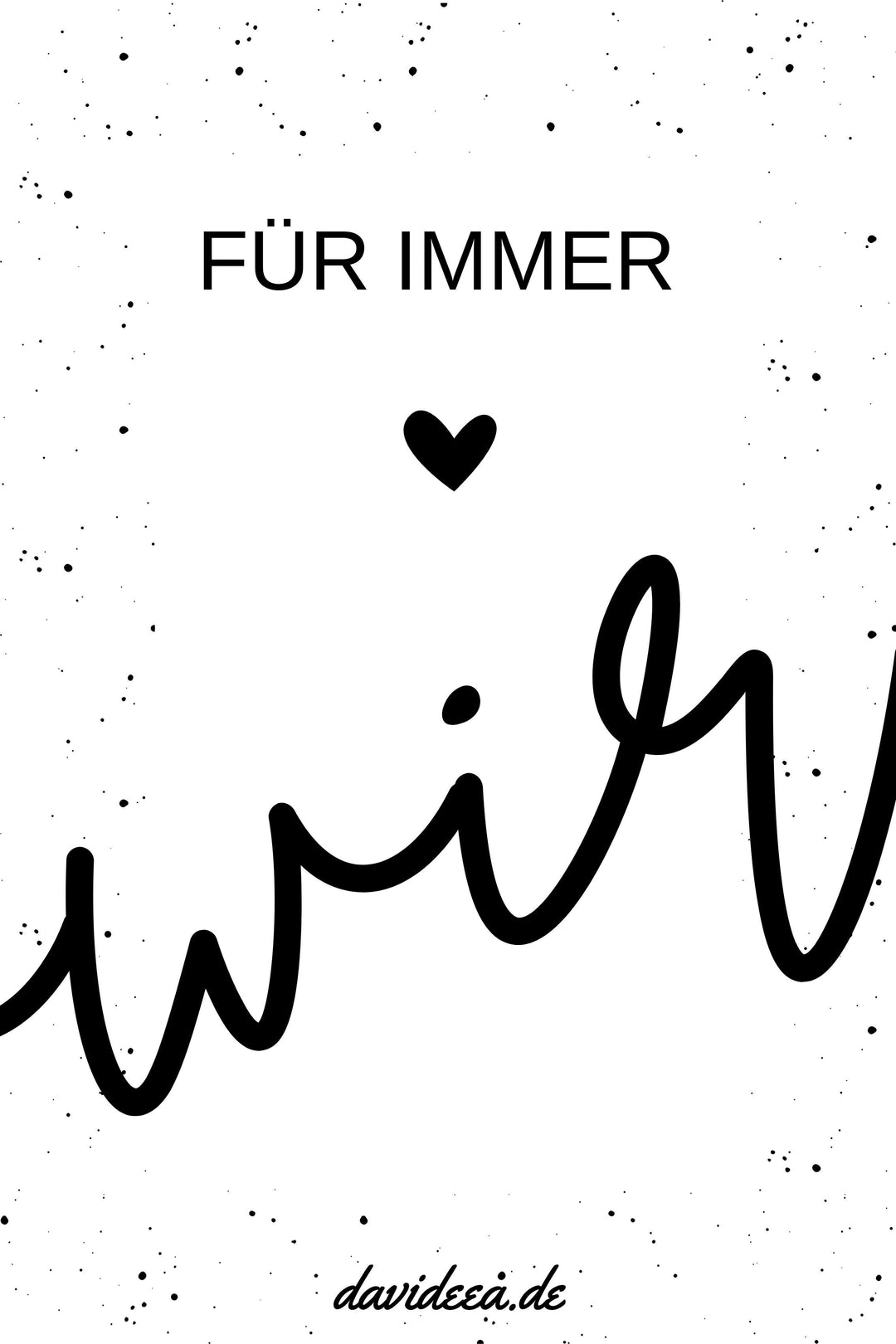 FÜR IMMER WIR  (5er Set)