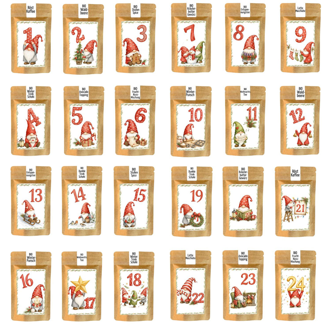 Adventskalender "Tee/Kakao" 2026 Version Wichtel