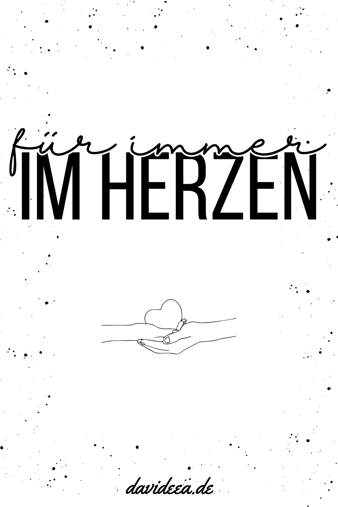 Für immer im Herzen (5er Set)