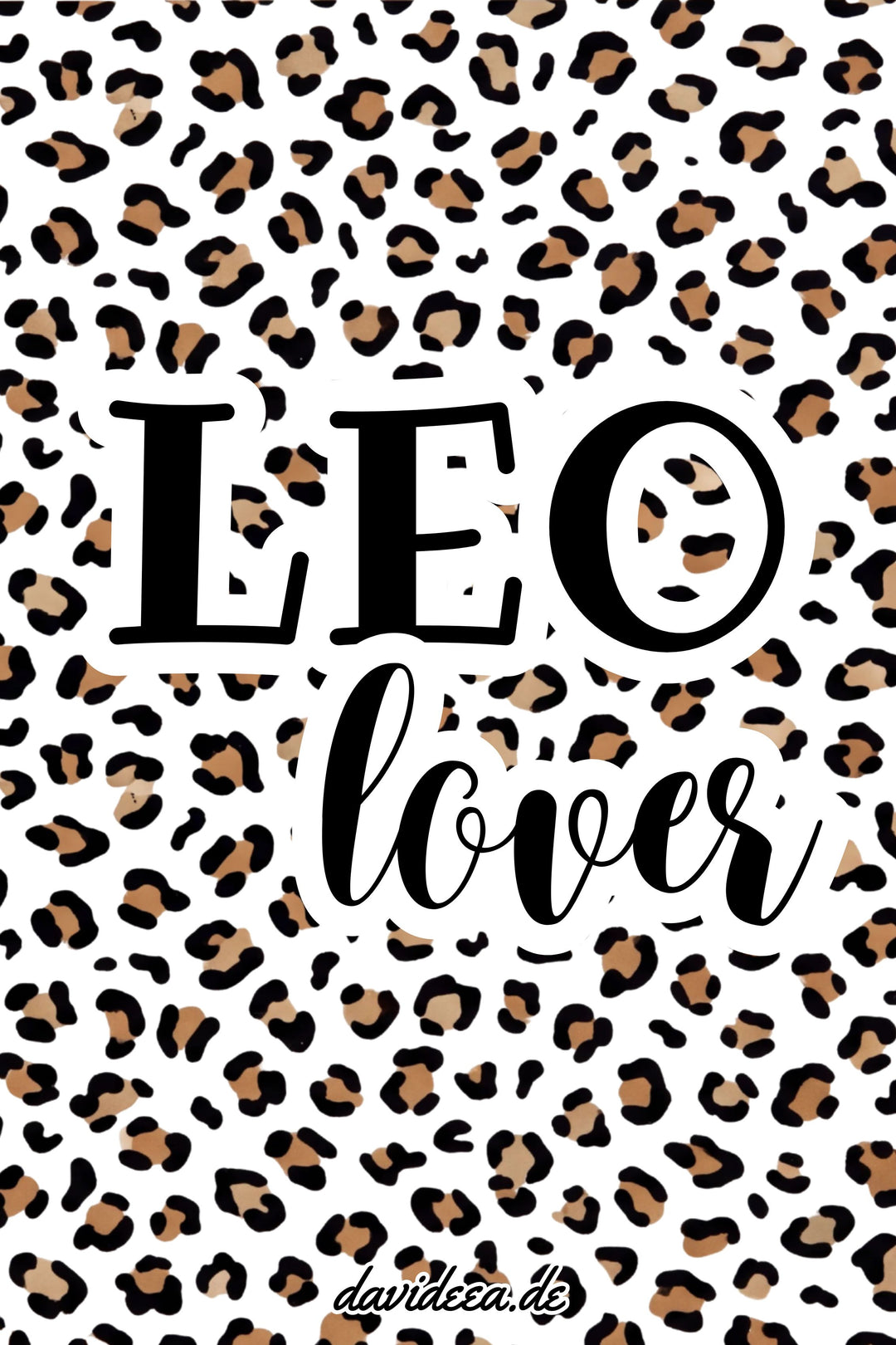 Leo lover (Leo-Print) (5er Set)