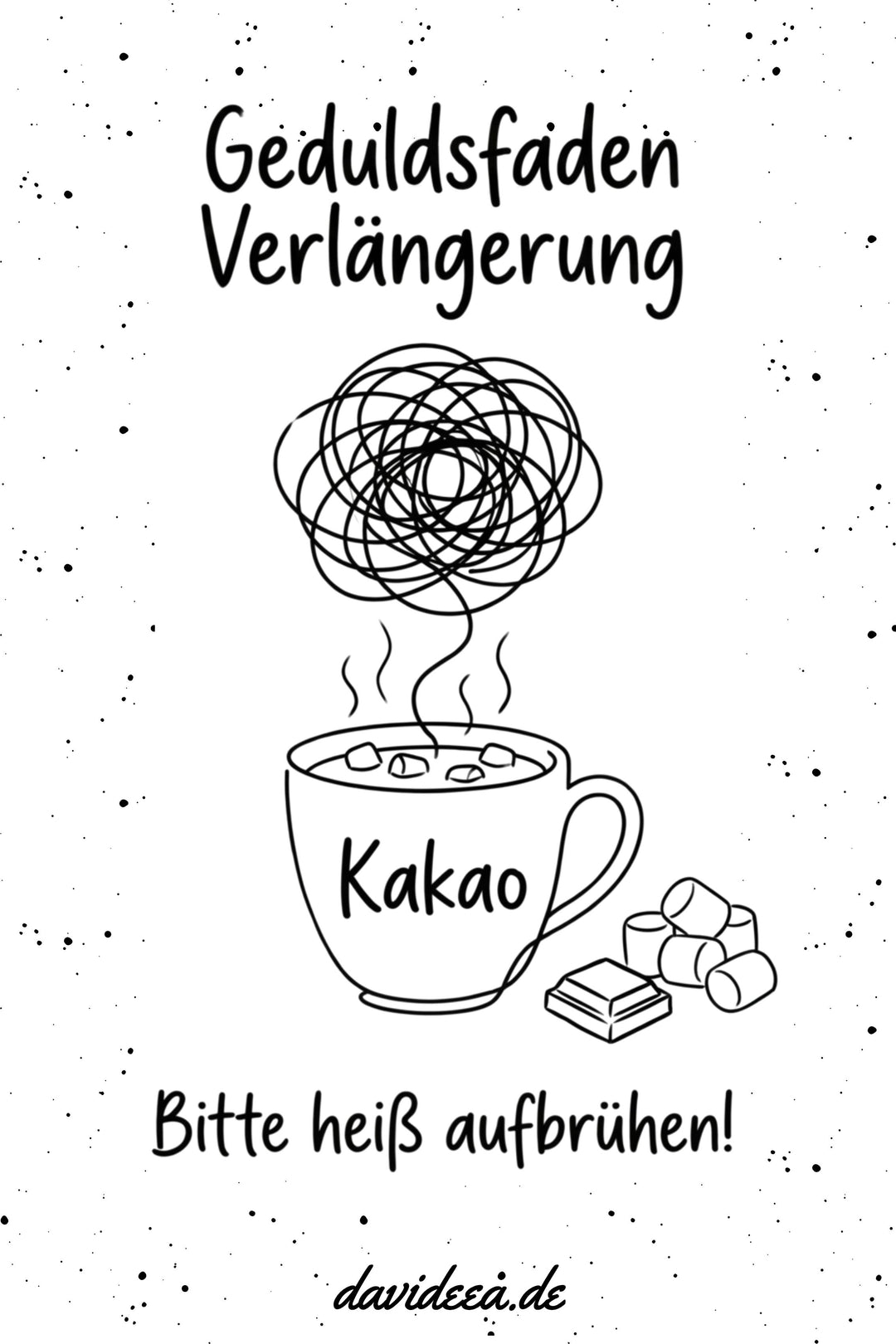 Geduldsfadenverlängerung (Kakao) (5er Set)