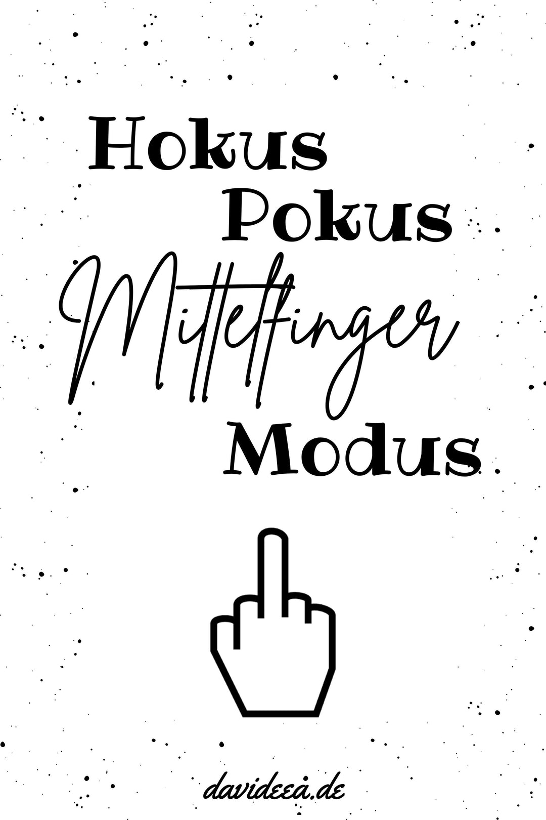 Hokus Polus Mittelfingermodus (5er Pack)