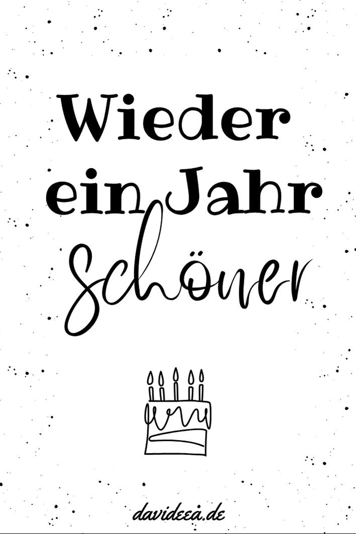 Wieder ein Jahr schöner (Geburtstag) (5er Set)