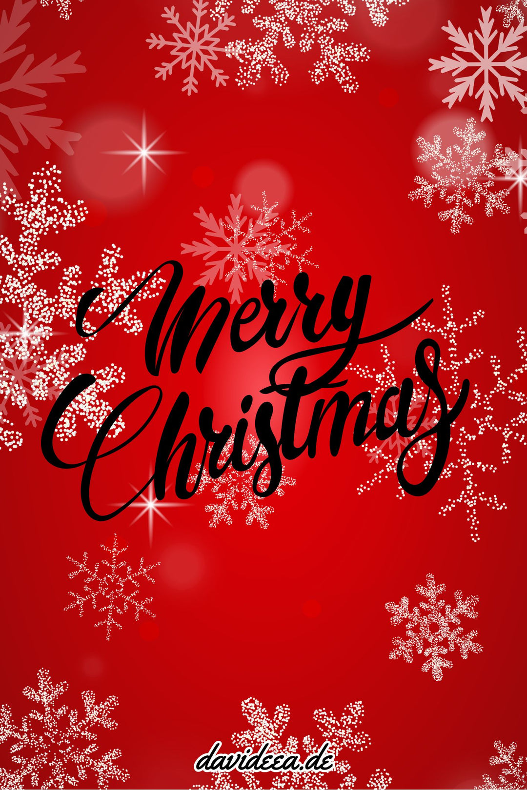 Merry Christmas (rot) (5er Set)