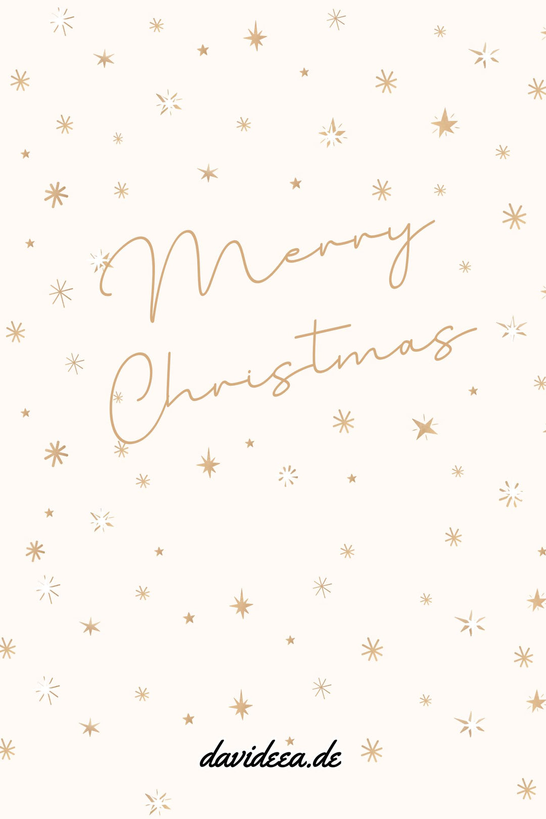 Merry Christmas (Sterne) (5er Set)