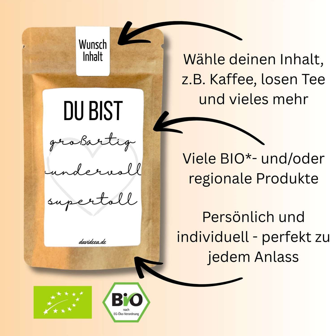 Du bist großartig, wundervoll, supertoll