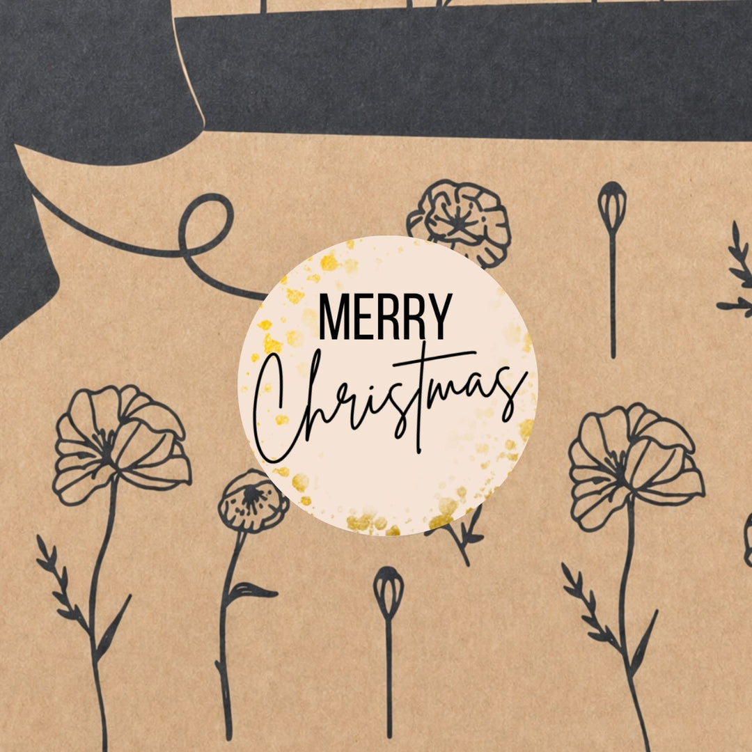 Bio Tee-Geschenkset "Merry Christmas I" – 4 Teesorten & Glas-Teesieb