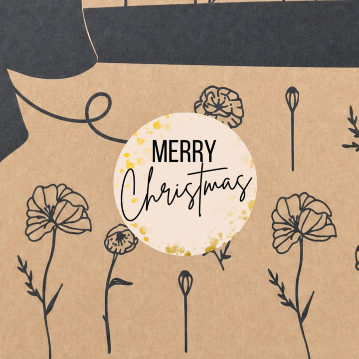 Bio Tee-Geschenkset "Merry Christmas I" – 4 Teesorten & Glas-Teesieb