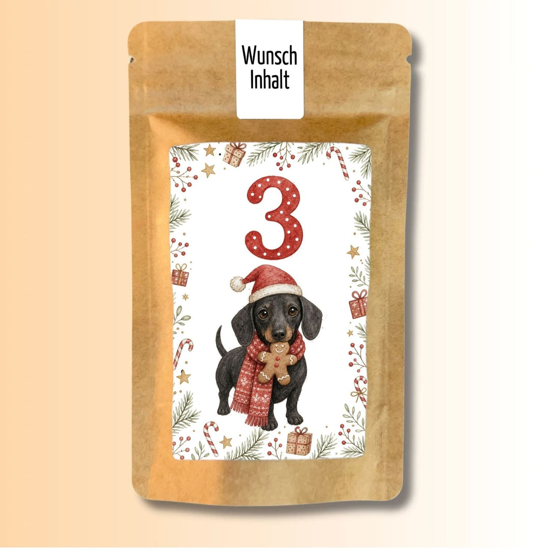 Adventskalender Version Dackel Tütchen Nr. 3