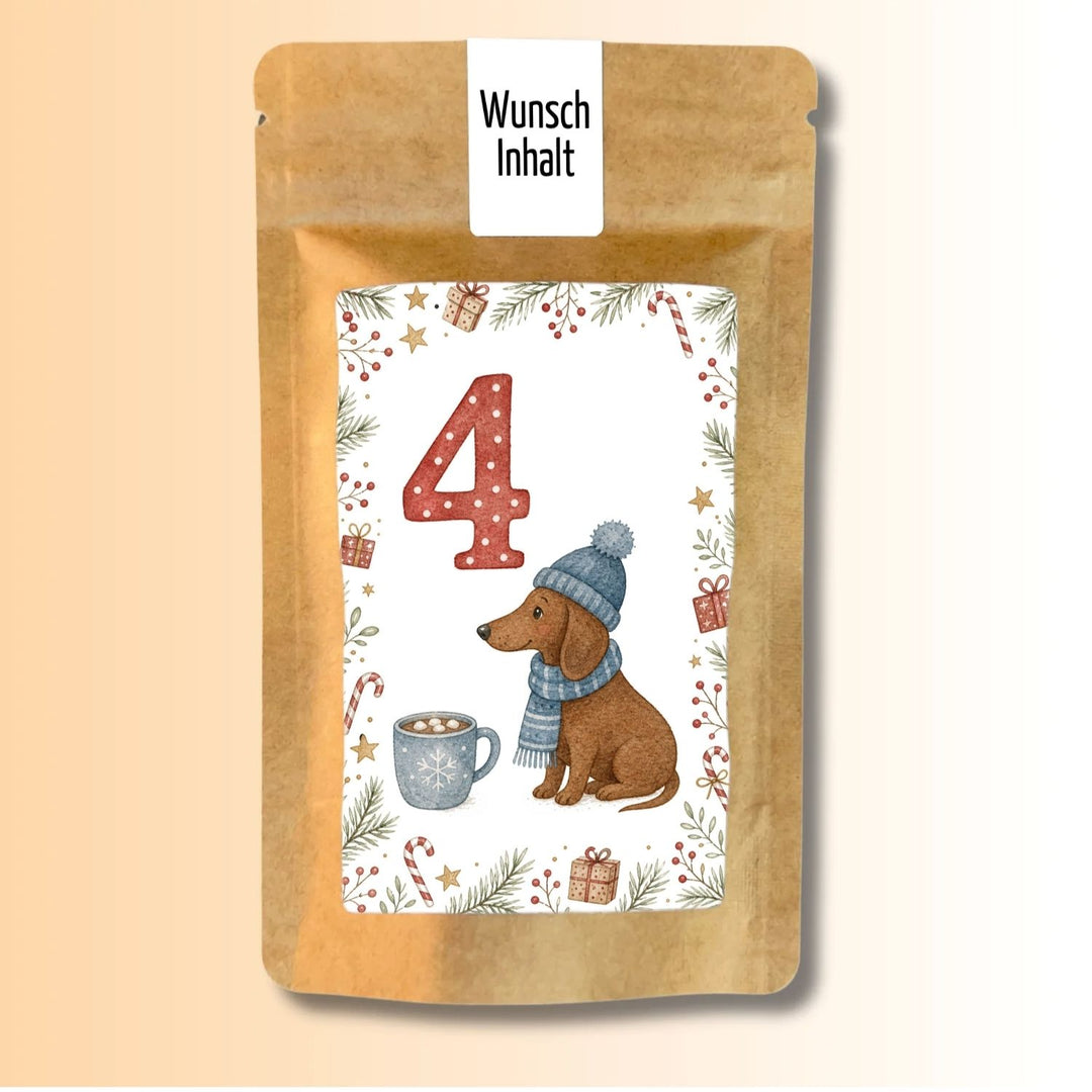 Adventskalender Version Dackel Tütchen Nr. 4