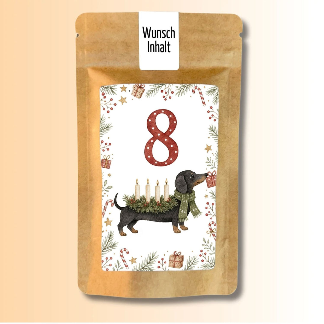 Adventskalender Version Dackel Tütchen Nr. 8