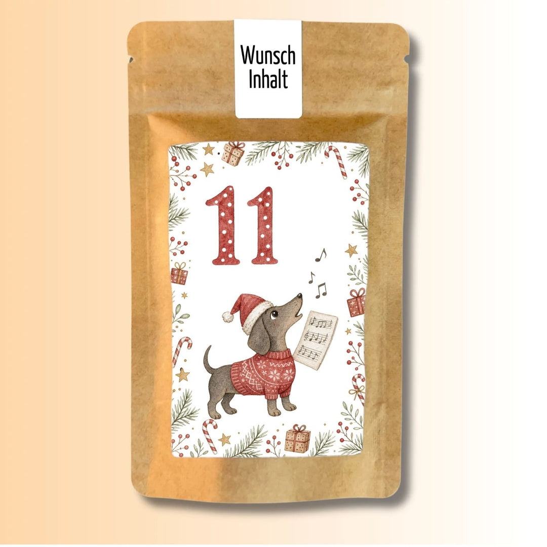 Adventskalender Version Dackel Tütchen Nr. 11