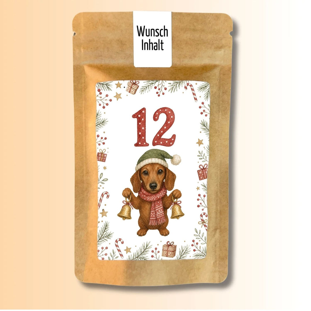 Adventskalender Version Dackel Tütchen Nr. 12