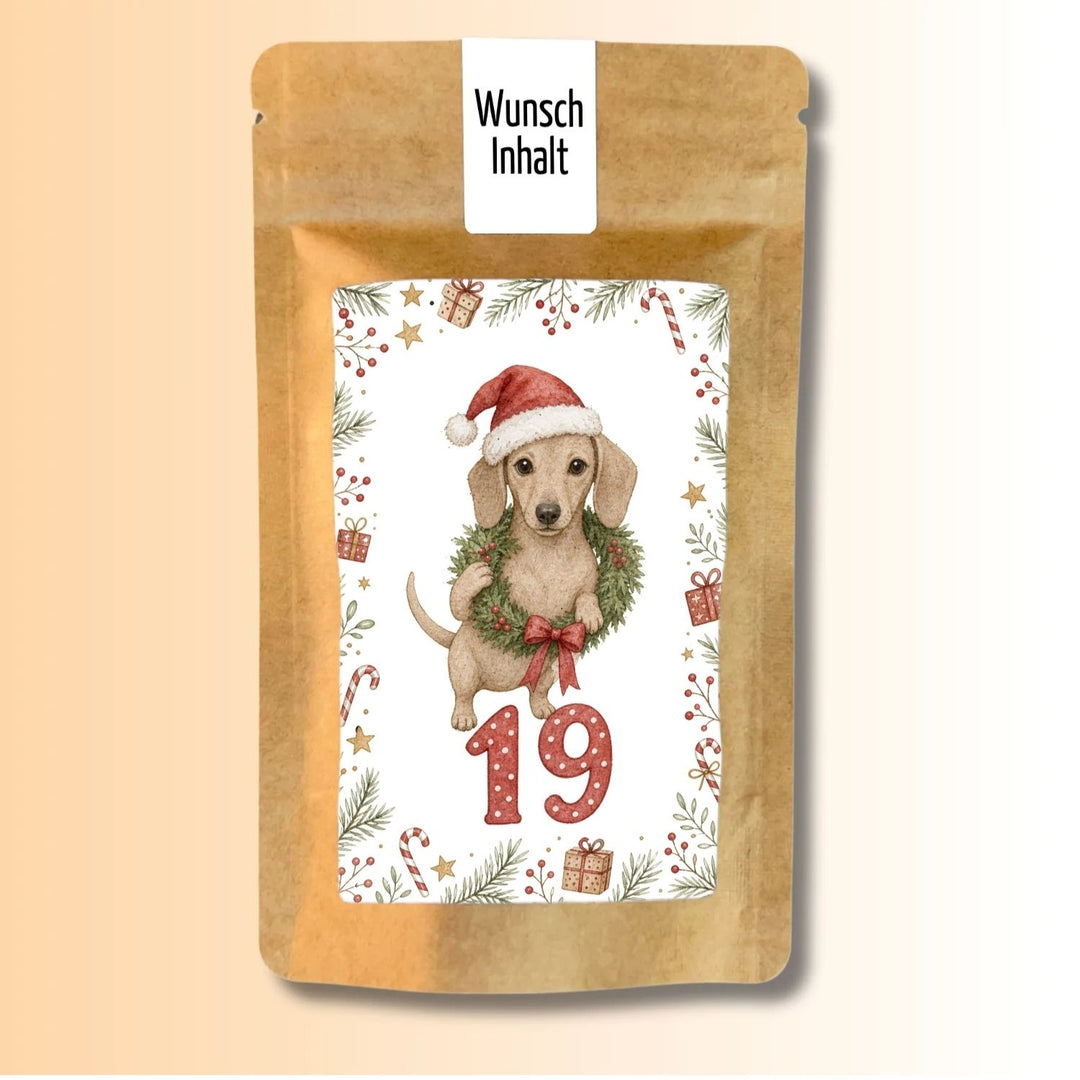 Adventskalender Version Dackel Tütchen Nr. 19