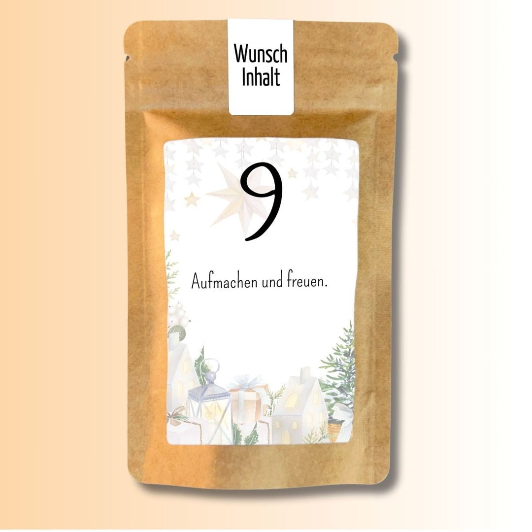 Adventskalender Version Sprüche Tütchen Nr. 9