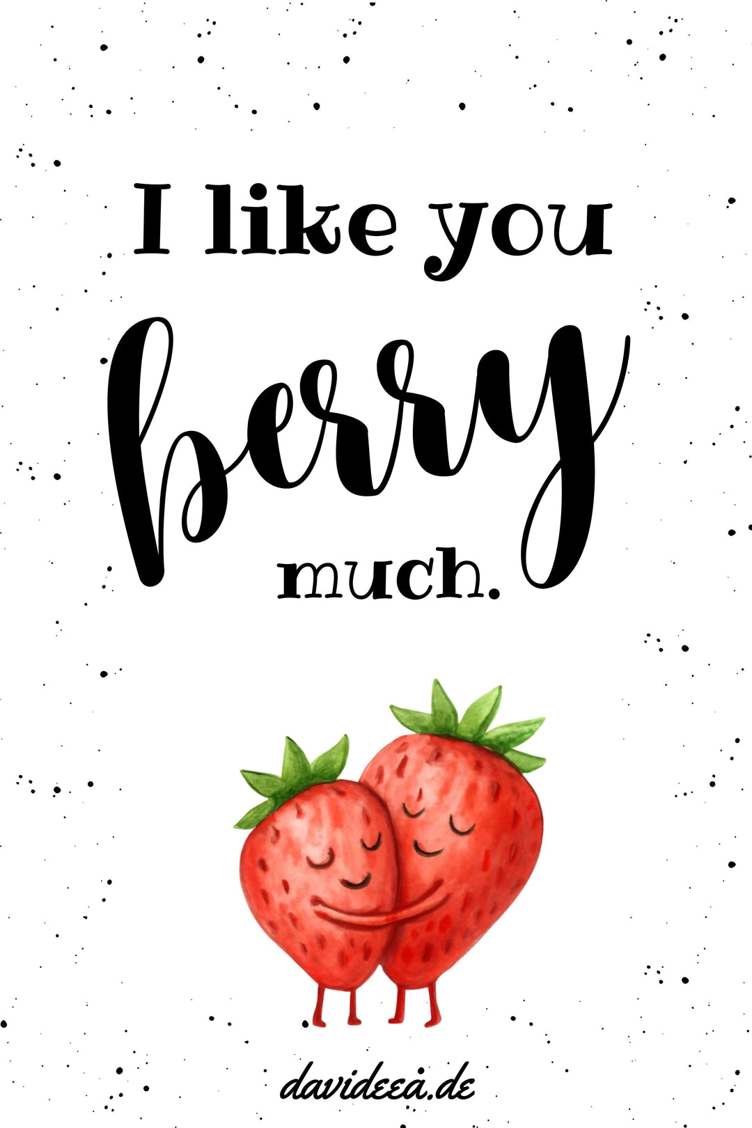 I like you berry much (5er Set)