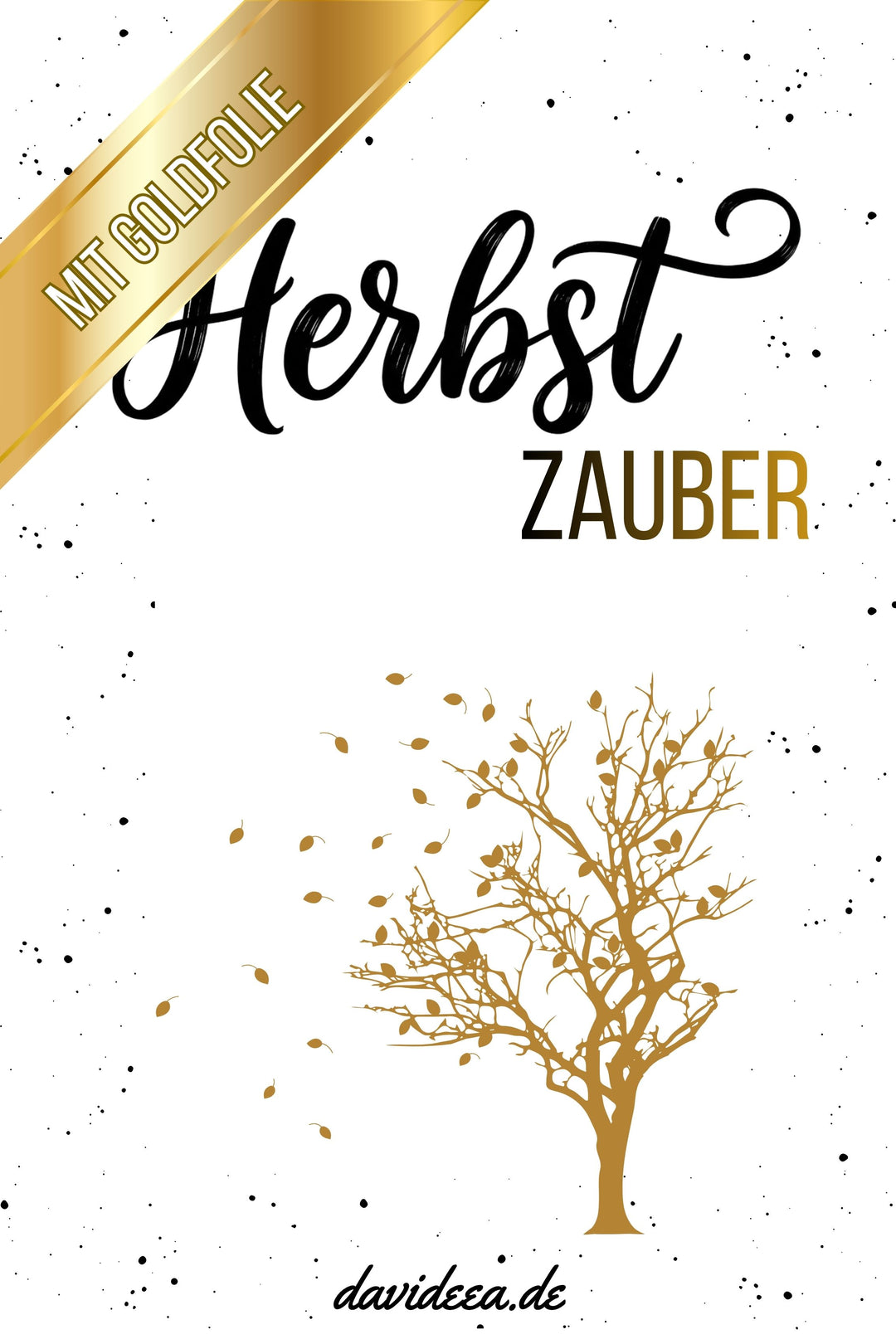 Herbst Zauber (5er Set) Goldetikett
