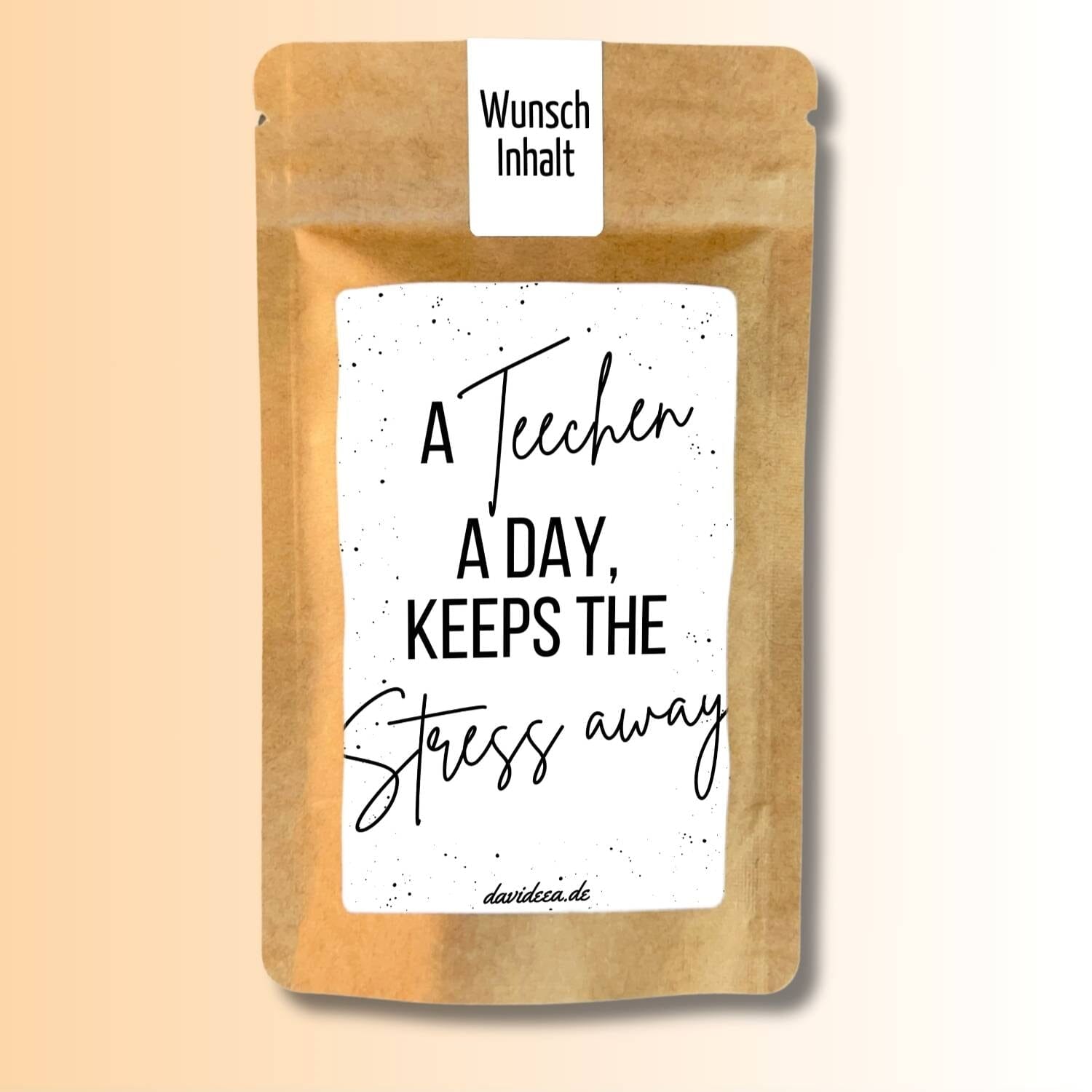 A Teechen a Day, Keeps the Stress away Tütchen Mein Shop 
