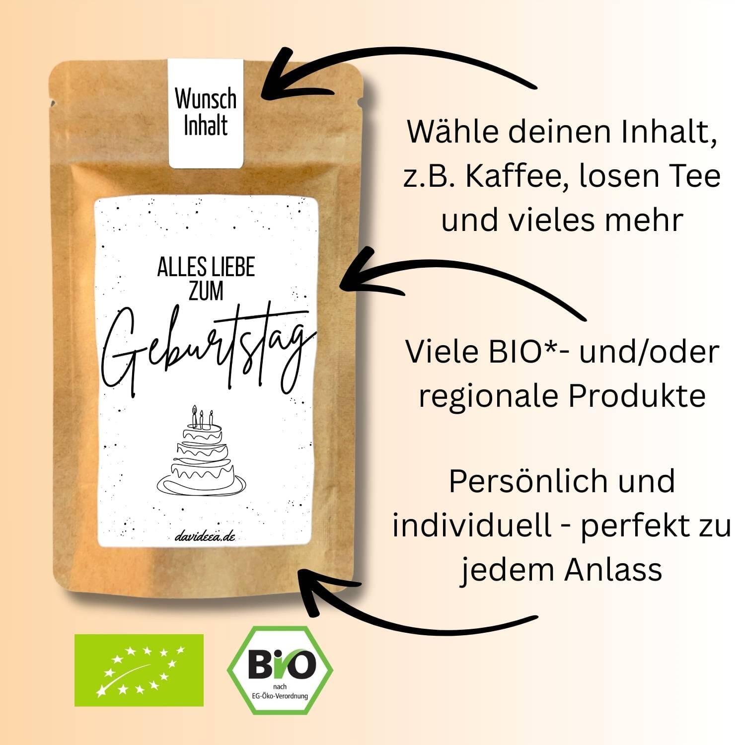 Alles Liebe zum Geburtstag Tütchen Mein Shop 