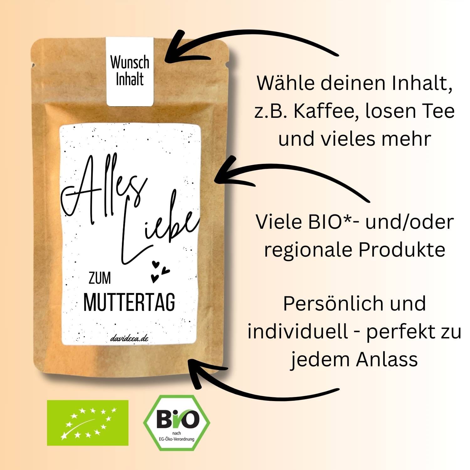 Alles Liebe zum Muttertag Tütchen Mein Shop 