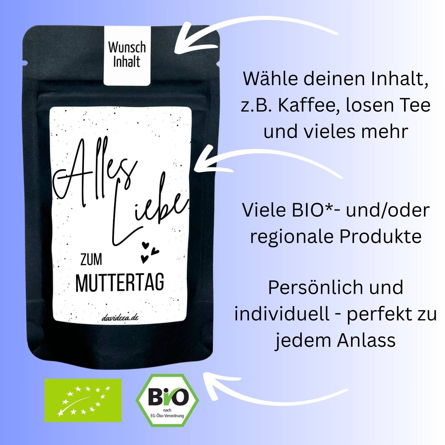 Alles Liebe zum Muttertag Tütchen Mein Shop 