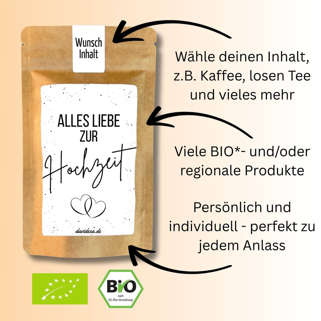 Alles Liebe zur Hochzeit Tütchen Mein Shop 