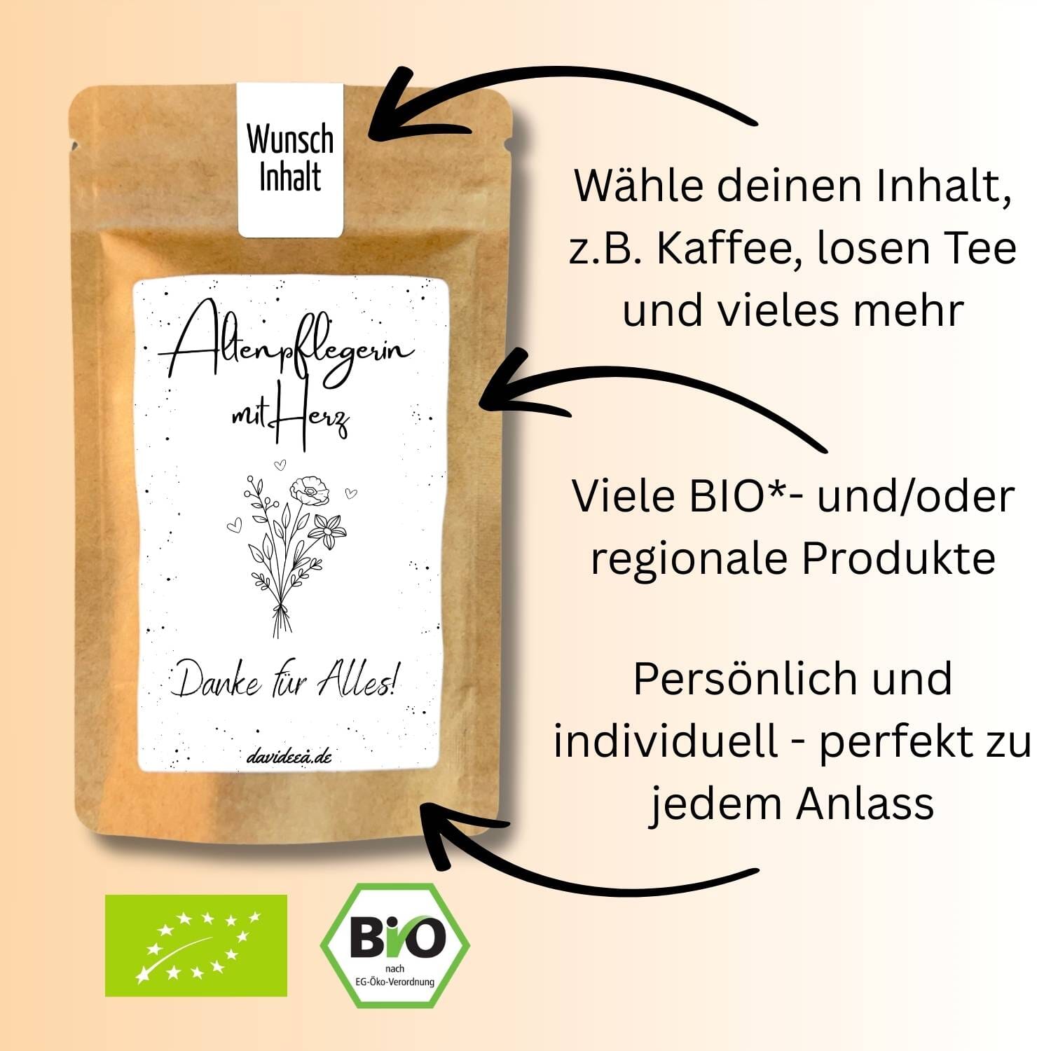 Altenpflegerin mit Herz Tütchen Mein Shop 