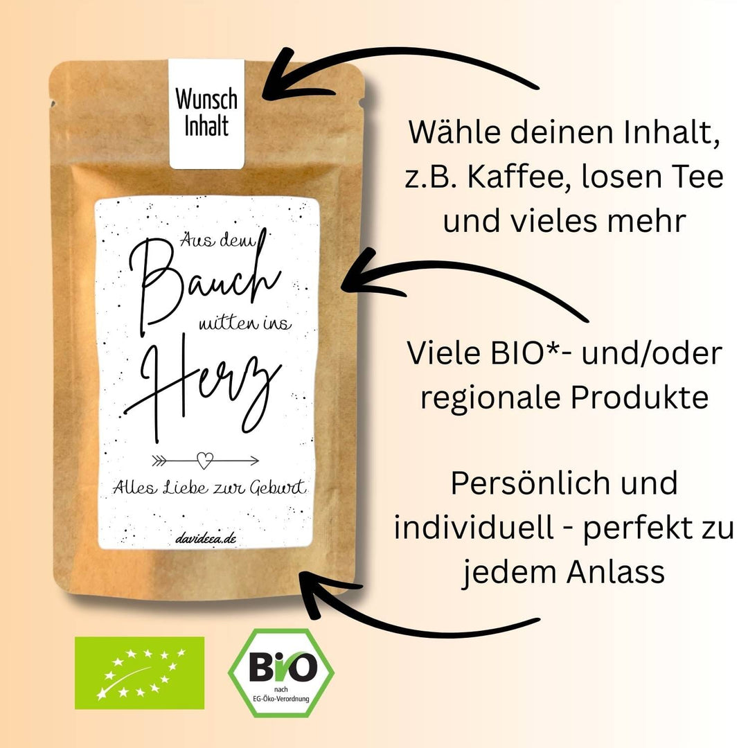 Aus dem Bauch mitten ins Herz Tütchen Mein Shop