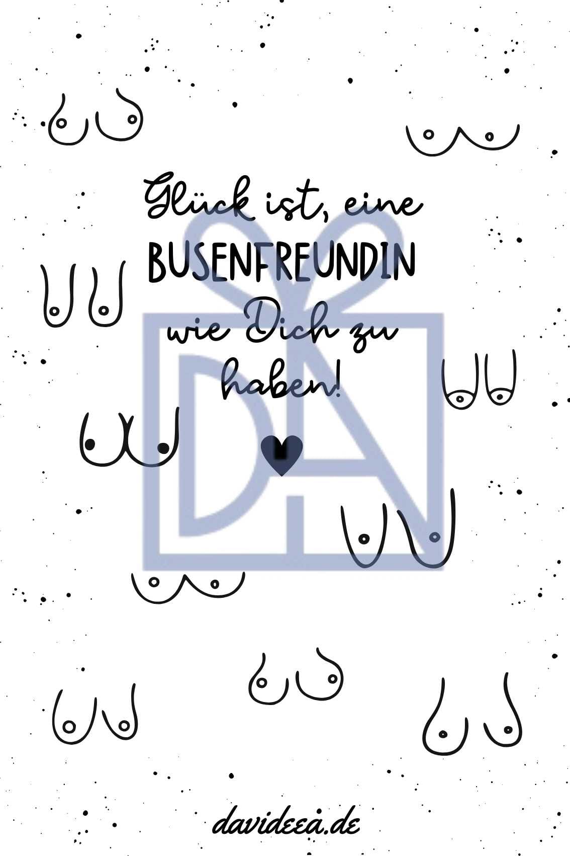 Busenfreundin Etikett Davideea 
