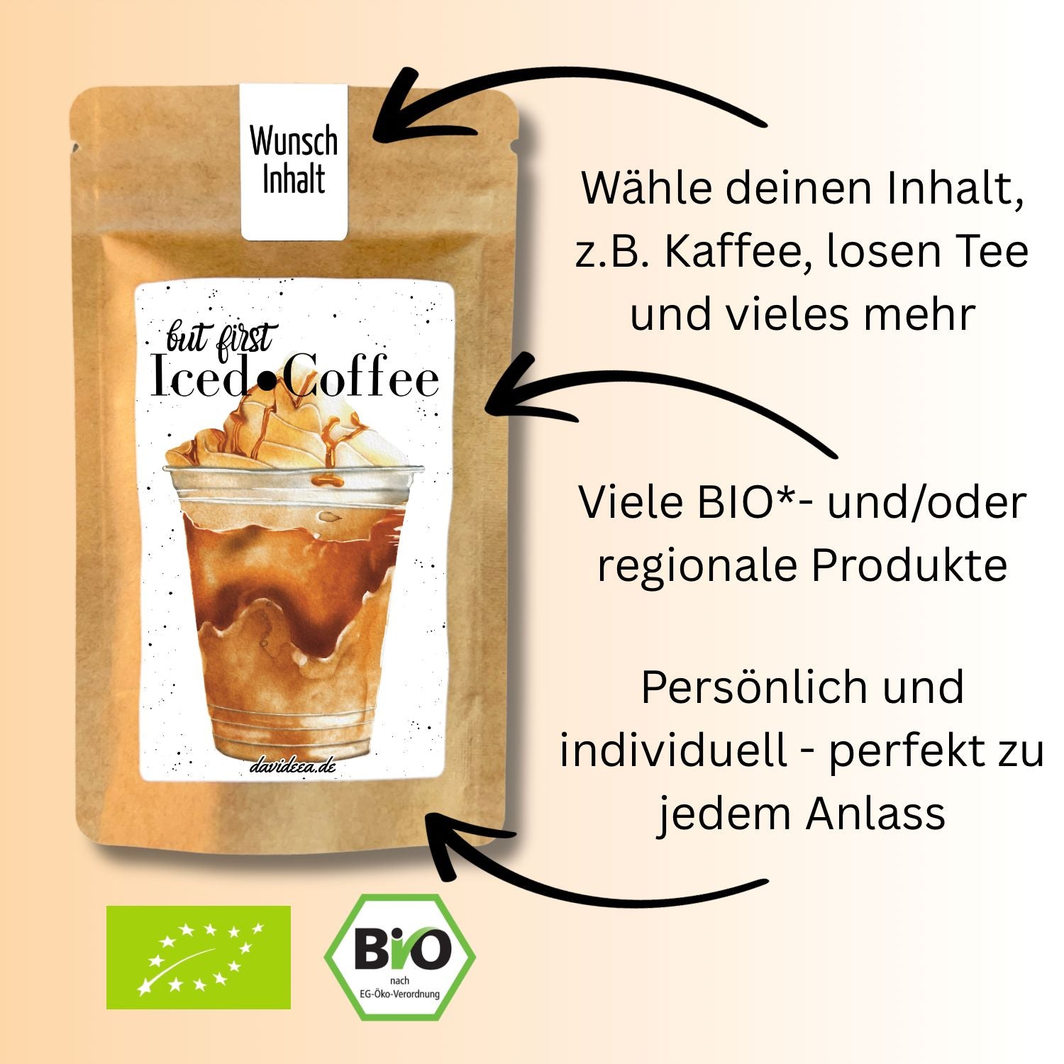 But First, Iced Coffee 8 (bunt) Tütchen Mein Shop 