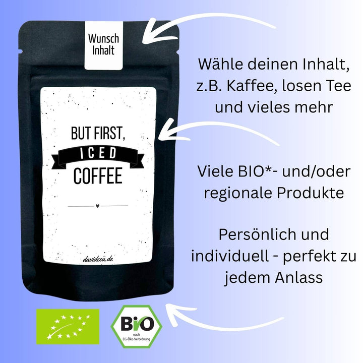 But first Iced Coffee Tütchen Mein Shop 