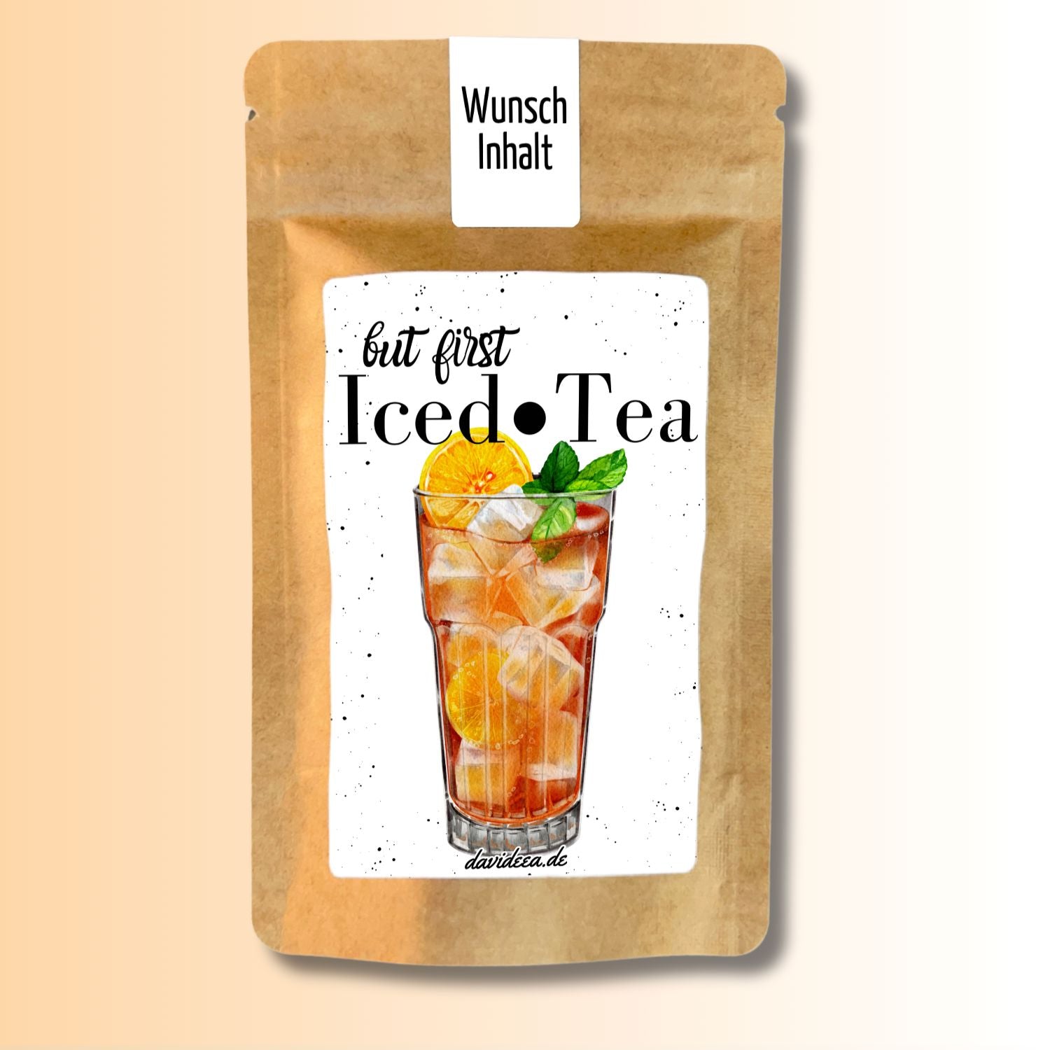 But First, Iced Tea (bunt) Tütchen Mein Shop 