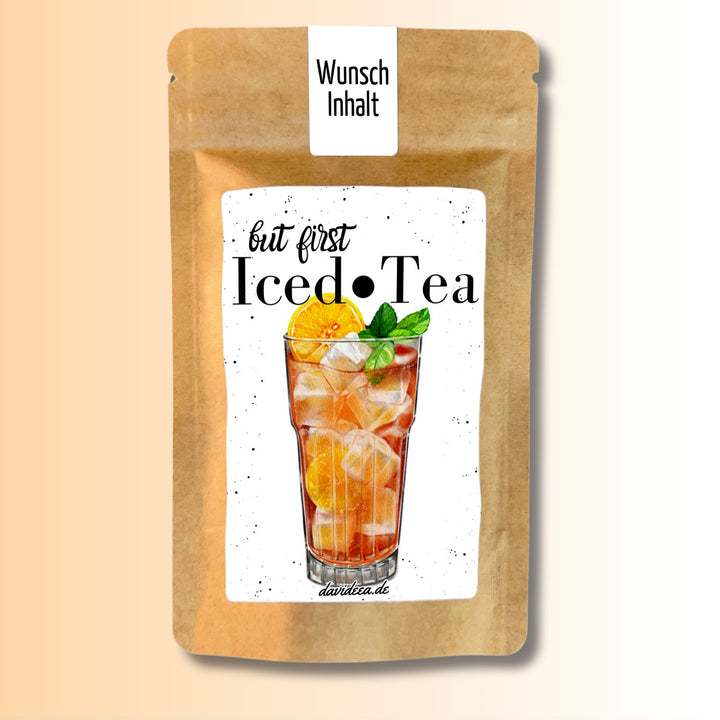 But First, Iced Tea (bunt) Tütchen Mein Shop 