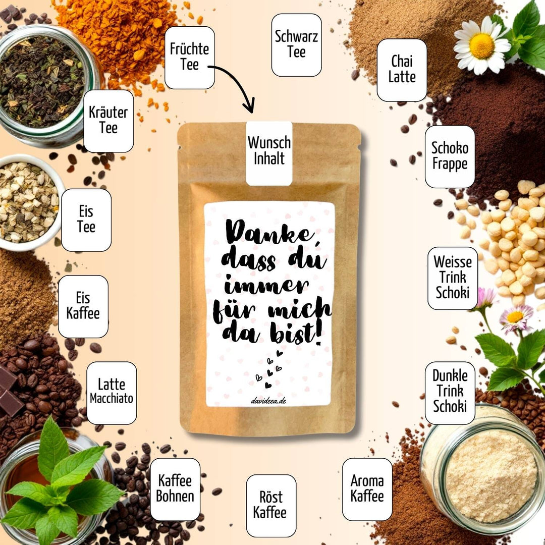 Danke, dass du immer für mich da bist. Tütchen Mein Shop 