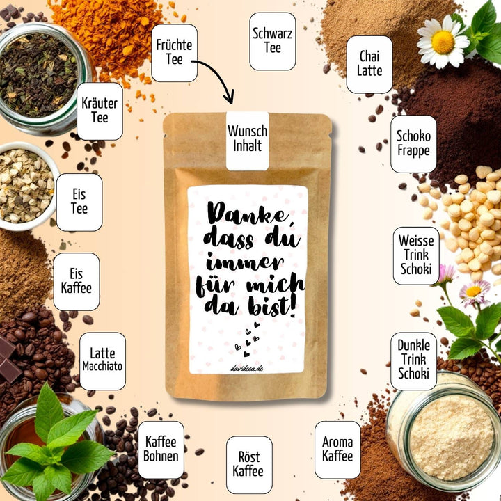 Danke, dass du immer für mich da bist. Tütchen Mein Shop 