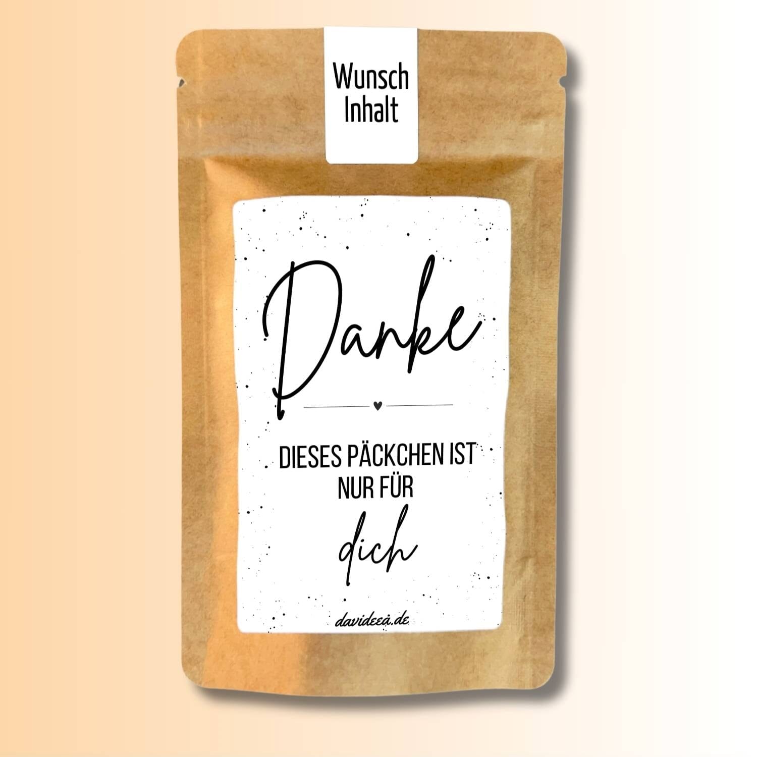 Danke, dieses Päckchen ist nur für dich Tütchen Mein Shop 