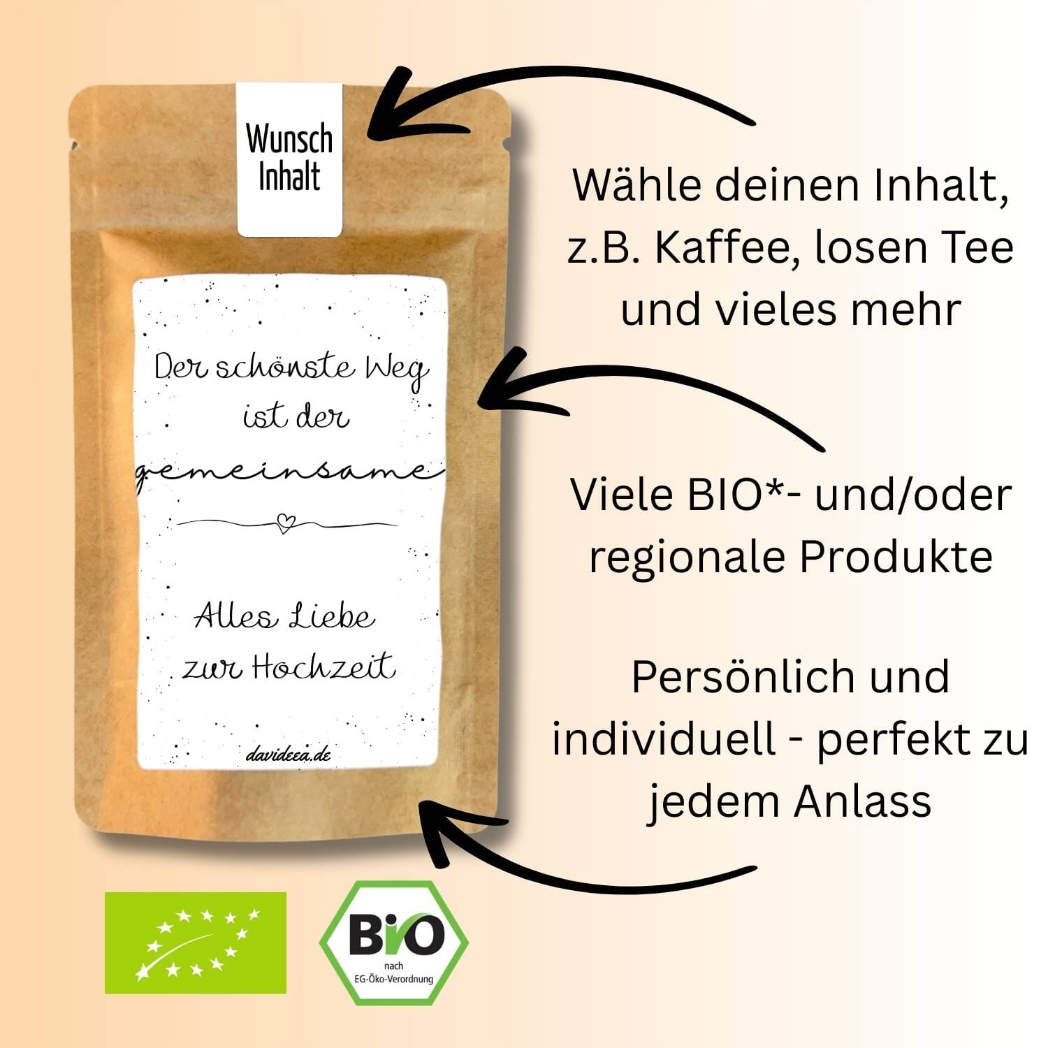 Der schönste Weg ist der gemeinsame Tütchen Mein Shop 
