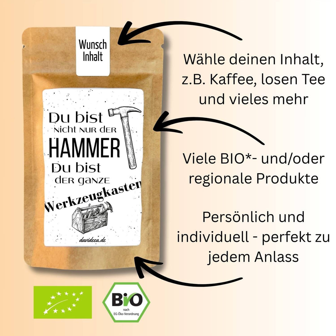 Du bist nicht nur der Hammer, sondern... Tütchen Mein Shop 