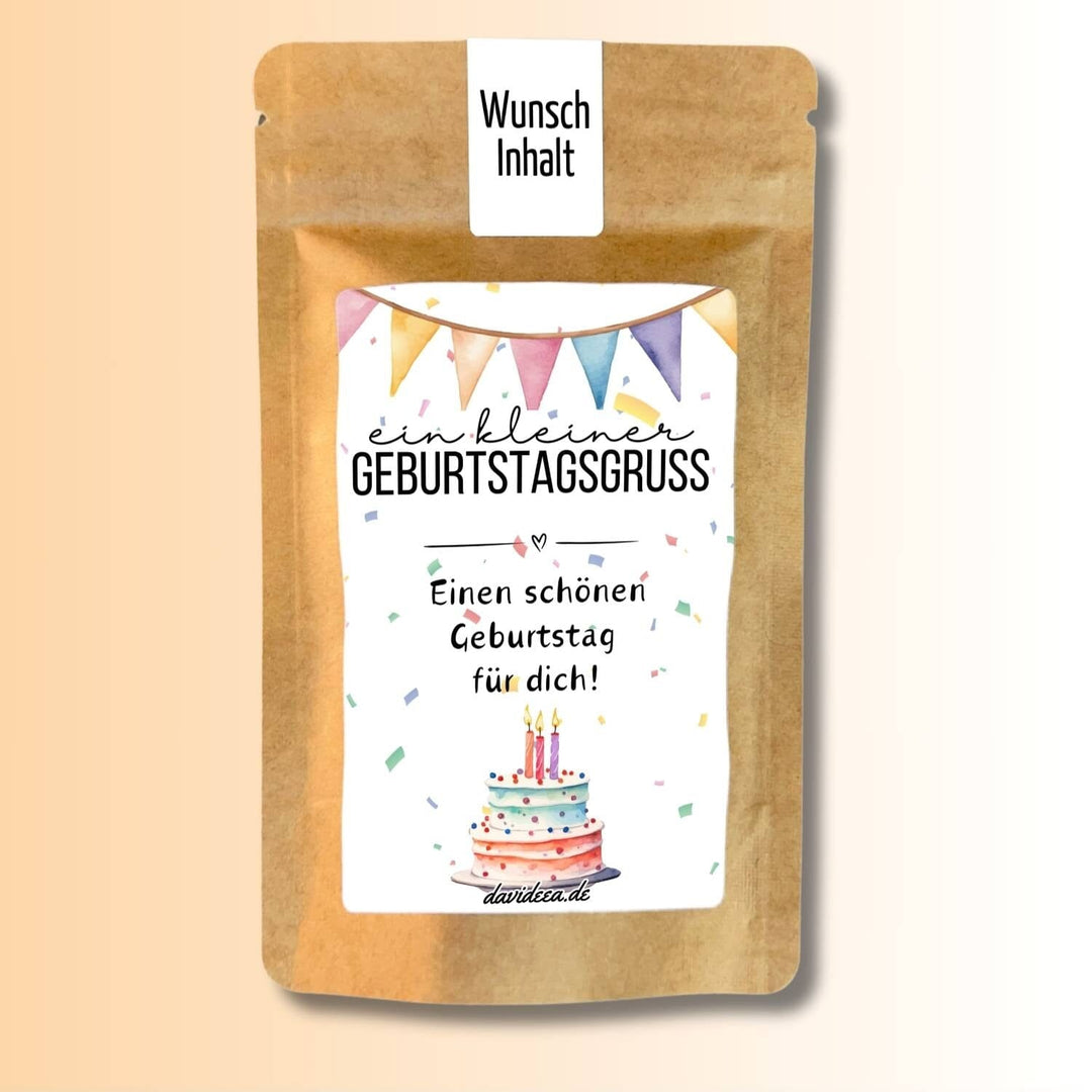 ein kleiner Geburtstagsgruss Tütchen Mein Shop 