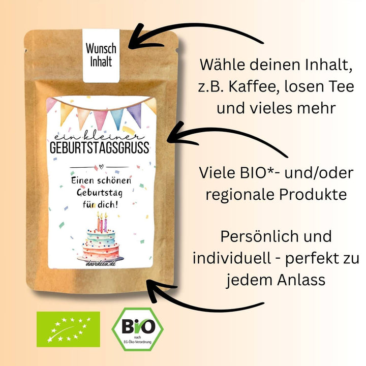 ein kleiner Geburtstagsgruss Tütchen Mein Shop 